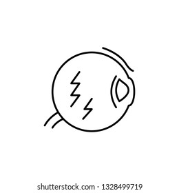 eye, disease, medical icon. Element of disease icon. Thin line icon for website design and development, app development. Premium icon