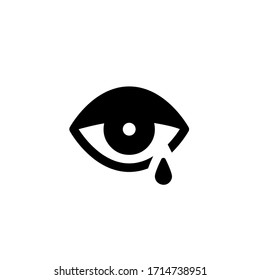 eye disease vector icon design on white background