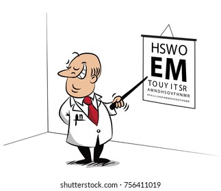 Eye doctar examination