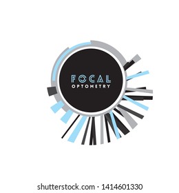 Eye doctor vector logo. Optics emblem. Optometry sign design