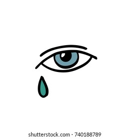 eye doodle icon