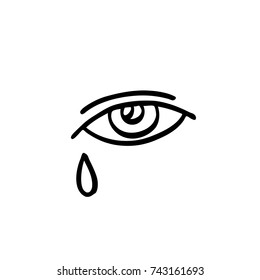 eye doodle icon
