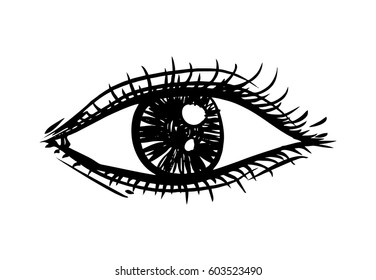eye doodle illustration
