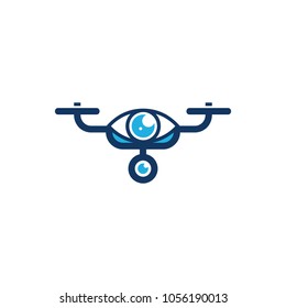 Eye Drone Logo Icon Design