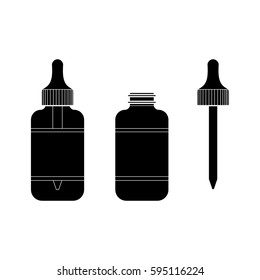 Eye Drop Bottle Isolate On White Background vector.eps10

