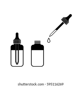 Eye Drop Bottle Isolate On White Background vector.eps10

