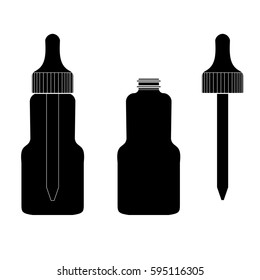 Eye Drop Bottle Isolate On White Background vector.eps10

