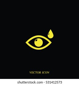 Eye drop icon.
