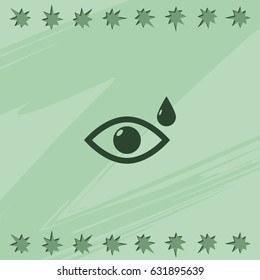 Eye drop icon.