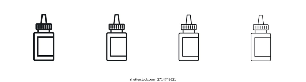 eye drop icon Eps10. icons graphic design