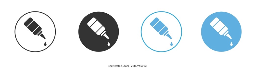 eye drop icon. Graphic icon design template