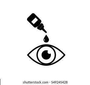 Eye drop icon. Eye health icon. vector eye. 