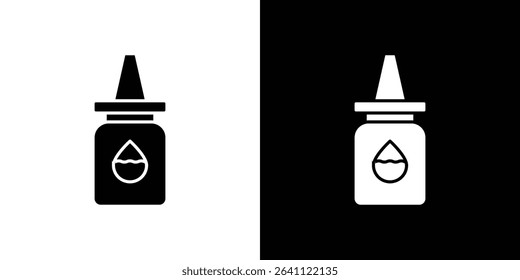 eye drop icon symbols. Vector illustration.