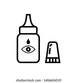 Eye Drop Icon Vector Design