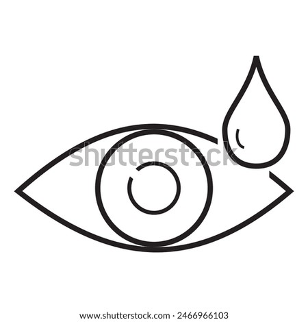 eye drop icon vector design. eye medicine icon vector design