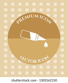 Eye Drop Icon for Web. Application, Software & Graphic Design.
