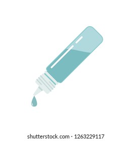 Eye drop vector. free space for text. wallpaper.