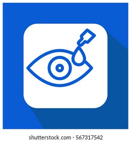 Eye drop vector icon