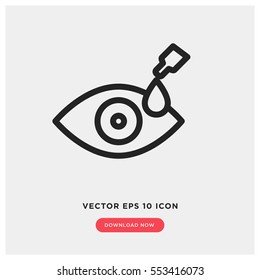 Eye drop vector icon. Modern, simple flat vector illustration for web site or mobile app