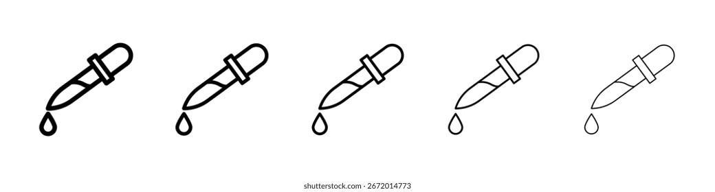 Cuentagotas de ojos medio icono llenado concepto de signo plano para el Diseño web.