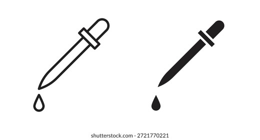 Icono de la mitad del gotero del ojo para su diseño del Sitio web, logotipo, App, UI. EPS10