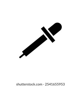 Augentropfensymbol Umrissvektor Schwarz-Weiß