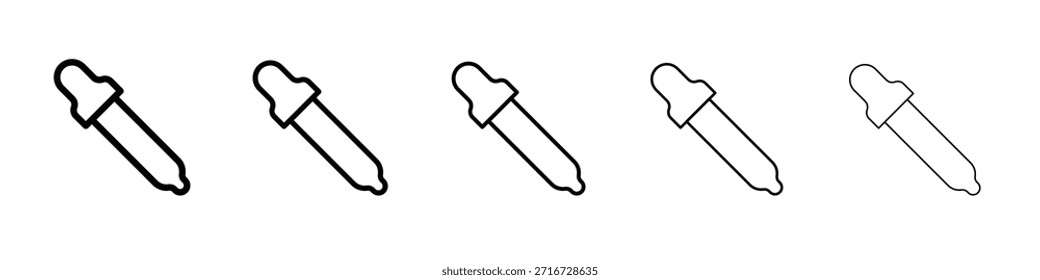 Eye dropper icon design, logo, app, UI. Vector illustration, EPS