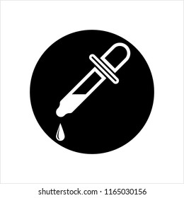 Vektorgrafik-Vektorgrafik-Illustration des Augentropfensymbols