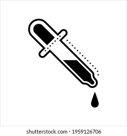 Eye Dropper Icon Design Vector Art Illustration
