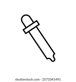 Eye Dropper Icon Flat fill set collection