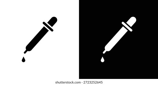 Colección de diseños de doodle gráfico de icono de cuentagotas