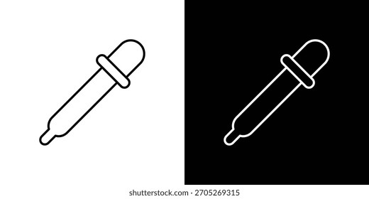 Diseños del logotipo del icono del gotero del ojo. sistema moderno del diseño del icono