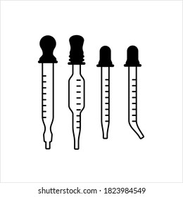Augentropfensymbol, Pasteur-Pipette-Vektorgrafik