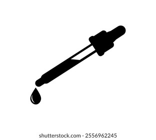 Eye dropper icon. Dropper pipette Icon vector design and illustration. 

