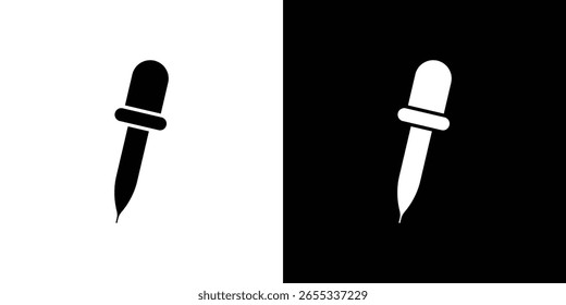 Eye dropper icon symbol collection. Flat vector stock illustration.