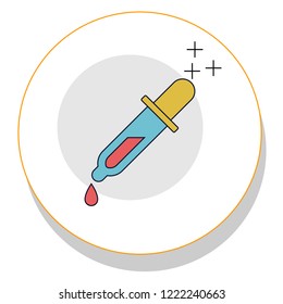 eye dropper icon trendy icon on white background for web graphic