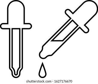 Eye Dropper Icon Vector Illustration