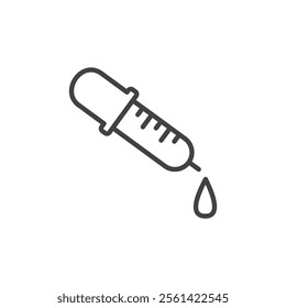 Eye dropper icon Vector logo set flat