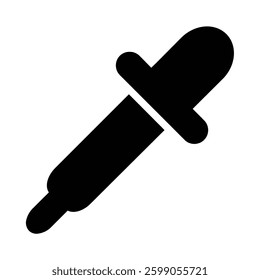 Eye Dropper solid icon illustration. Perfect for website mobile app presentation. Suitable for any user interface and user experience