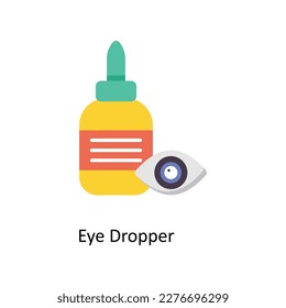 Eye Dropper Vector Flat Icons. Simple stock illustration stock