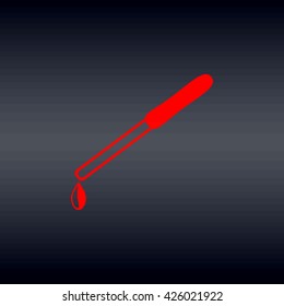 Eye dropper vector icon