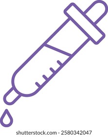 Eye Dropper vector icon. Can be used for printing, mobile and web applications.