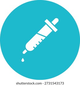Icono de Vector de Eye Dropper. Se puede utilizar para aplicaciones de impresión, móviles y de Web.