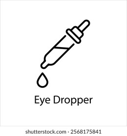 Eye Dropper Vector icon stock illustration
