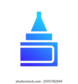 Eye Drops Bottle Icon for Medical Treatment