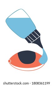 Eye drops for conjunctivitis, irritated eyes, pink eye, red or dry eyes