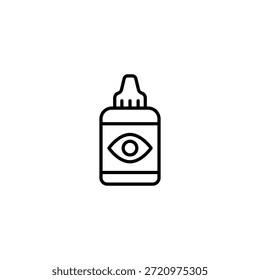 Contenedor De Gotas Para Los Ojos Para El Tratamiento De Remedio De Cuidado De La Visión