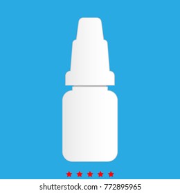 Eye drops icon .