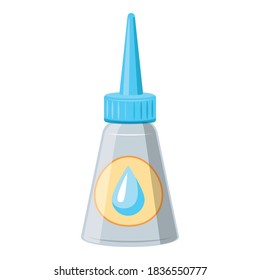 Eye drops icon. Cartoon of eye drops vector icon for web design isolated on white background