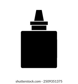 Eye drops icon illustrated on background